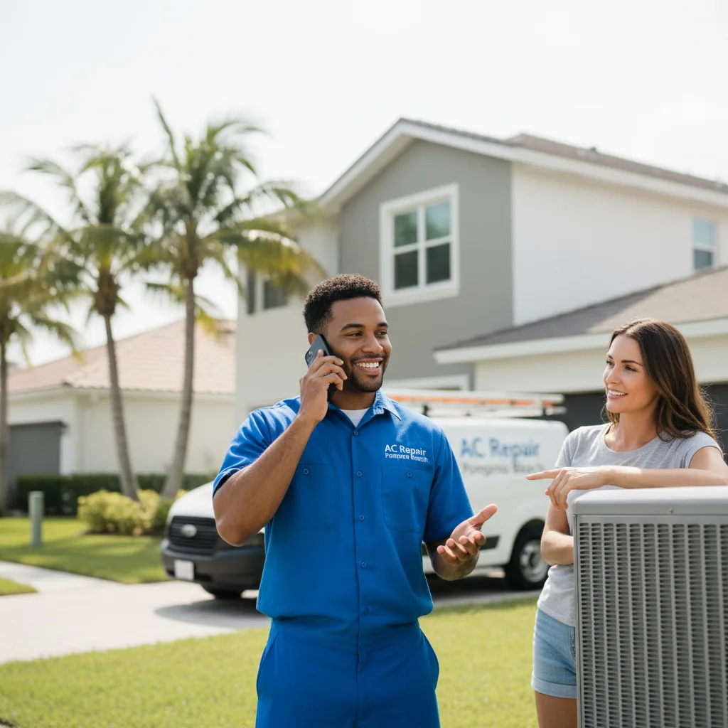 AC Repair Pompano Beach customer support in Folcroft